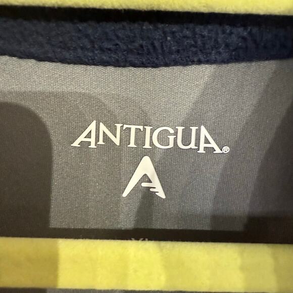 Antigua Navy Quarter Zip Pullover Sweater Sz XL - Picture 6 of 14